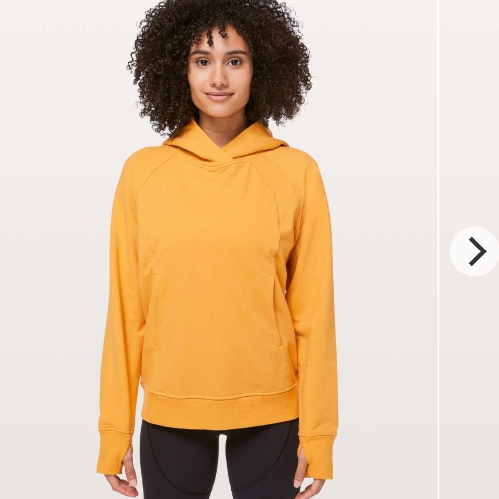 Lululemon Scuba Pullover Hoodie Honey Lemon